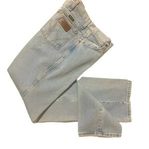 Wrangler Mens 36waist 32length Light Blue